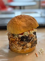 Carolina Pork Sandwich w Sauce or 1-4 Oz on Side